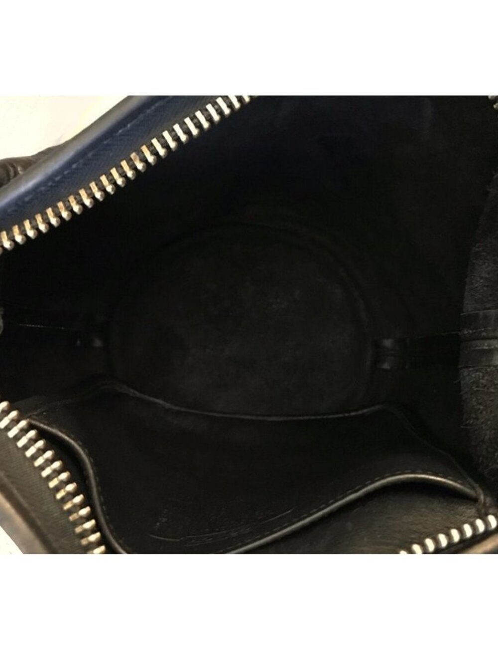 COACH Vintage Black Leather Bucket Bag Crossbody Handbag - Picture 7 of 8